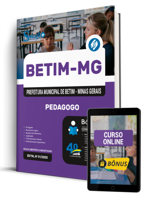 Apostila Prefeitura de Betim - MG 2025 - Pedagogo