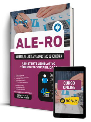 Apostila ALE-RO 2025 - Assistente Legislativo - Técnico em Contabilidade