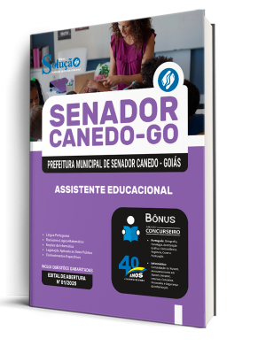 Apostila Prefeitura de Senador Canedo - GO 2025 - Assistente Educacional