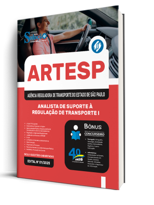 Apostila ARTESP 2025 - Analista de Suporte à Regulação de Transporte I