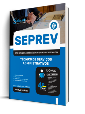 Apostila SEPREV 2025 - Técnico de Serviços Administrativos