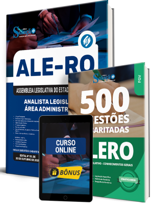 Combo ALE-RO 2025 - Analista Legislativo - Área Administrativa