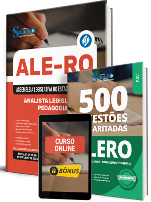 Combo ALE-RO 2025 - Analista Legislativo - Pedagogia