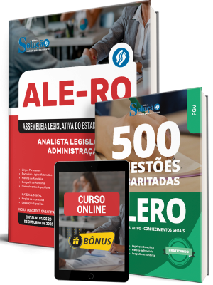 Combo ALE-RO 2025 - Analista Legislativo - Administração