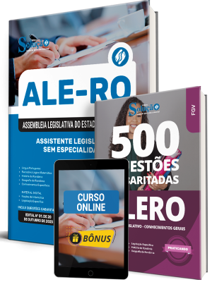 Combo ALE-RO 2025 - Assistente Legislativo - Sem especialidade