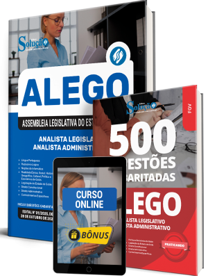 Combo ALEGO 2025 - Analista Legislativo - Analista Administrativo