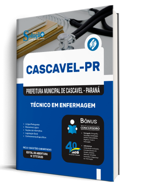 Apostila Prefeitura de Cascavel - PR 2025 - Técnico em Enfermagem