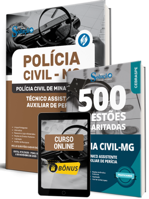 Combo PC-MG 2025 - Técnico Assistente - Auxiliar de Perícia