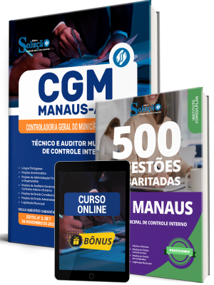 Combo CGM Manaus-AM 2025 - Técnico Municipal de Controle Interno