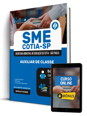 Apostila Prefeitura de Cotia - SP 2025 - Auxiliar de Classe