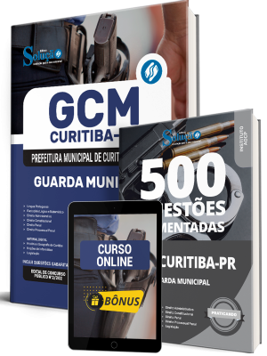Combo Prefeitura de Curitiba - PR 2025 - Guarda Civil Municipal