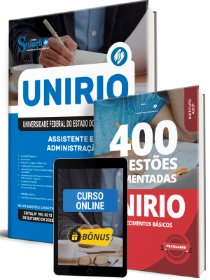Combo UNIRIO 2025 - Assistente em Administração