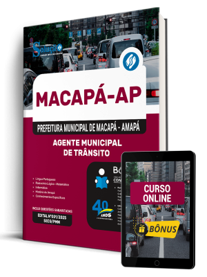 Apostila Prefeitura de Macapá - AP 2025 - Agente Municipal de Trânsito