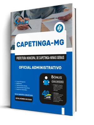 Apostila Prefeitura de Capetinga - MG 2025 - Oficial Administrativo