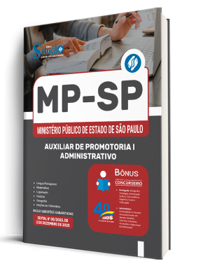 Apostila MP-SP 2026 - Auxiliar de Promotoria I - Administração