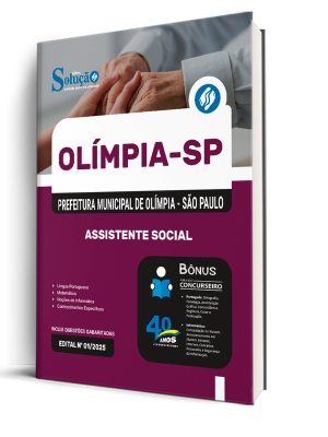 Apostila Prefeitura de Olímpia - SP 2025 - Assistente Social
