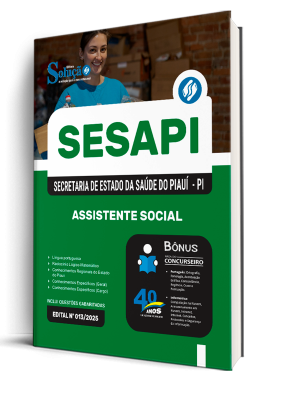 Apostila Secretaria de Estado da Saúde do Piauí 2026 - Assistente Social