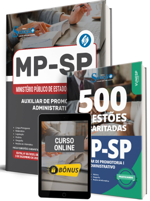 Combo MP-SP 2026 - Auxiliar de Promotoria I - Administração