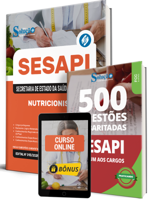 Combo SESAPI 2026 - Nutricionista