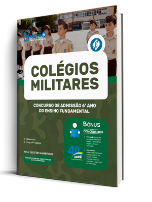Apostila Colégio Militar 2026 - Concurso de Admissão 6º ano do Ensino Fundamental