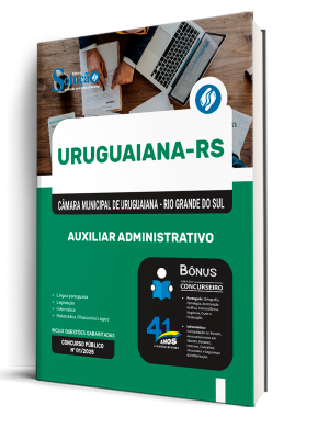 Apostila Câmara de Uruguaiana - RS 2026 - Auxiliar Administrativo
