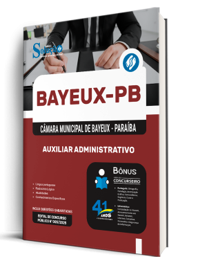 Apostila Câmara de Bayeux-PB 2026 - Auxiliar Administrativo
