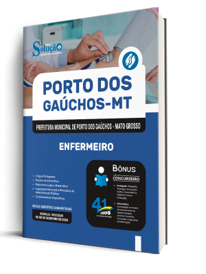 Apostila Prefeitura de Porto dos Gaúchos-MT 2026 - Enfermeiro