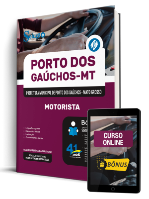 Apostila Prefeitura de Porto dos Gaúchos-MT 2026 - Motorista