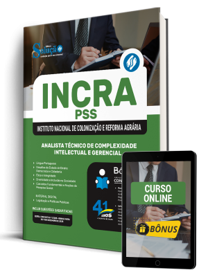 Apostila INCRA 2025 - Analista Técnico de Complexidade Intelectual e Analista Técnico de Complexidade Gerencial