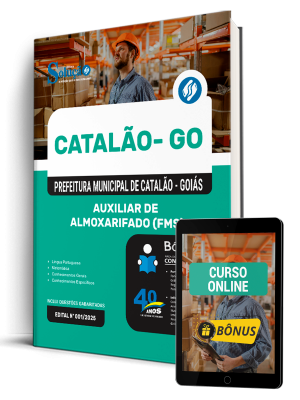 Apostila SMS Catalão-GO 2026 - Auxiliar de Almoxarifado FMS