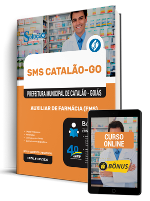 Apostila SMS Catalão-GO 2026 - Auxiliar de Farmácia FMS