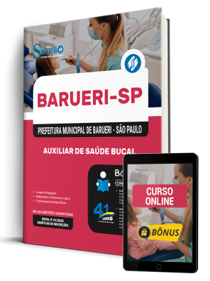 Apostila Prefeitura de Barueri - SP 2026 - Auxiliar de Saúde Bucal