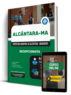Apostila Prefeitura de Alcântara-MA 2026 - Recepcionista