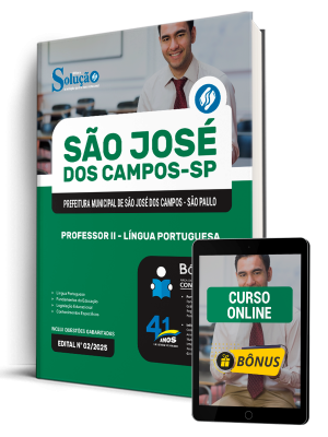 Apostila Prefeitura de São José dos Campos - SP 2025 - Professor II - Português