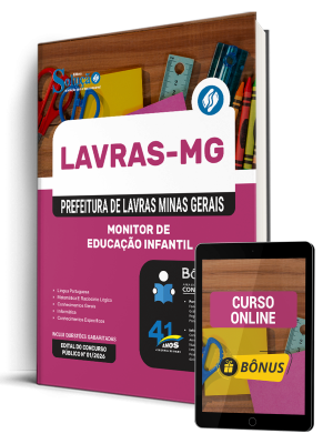 Apostila Prefeitura de Lavras - MG 2026 - Monitor de Educação Infantil