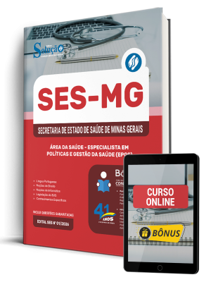 Apostila SES-MG 2026 - Especialista em Políticas e Gestão da Saúde (EPGS) - Área da Saúde