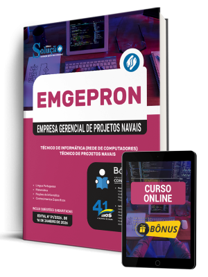 Apostila EMGEPRON 2026 - Técnico de Projetos Navais - Técnico de Informática