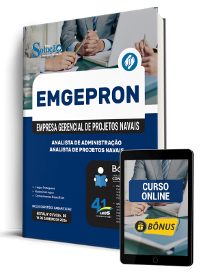 Apostila EMGEPRON 2026 - Analista de Projetos Navais - Analista de Administração