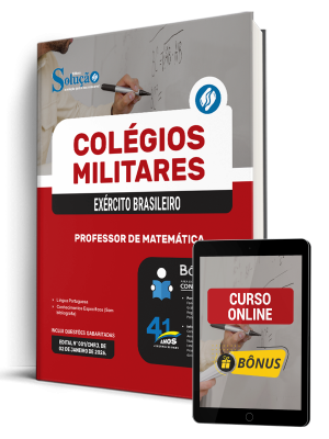 Apostila Colégio Militar 2026 - Professor de Matemática