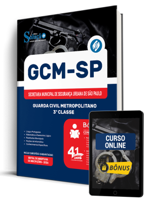 Apostila GCM-São Paulo 2026 - Guarda Civil Metropolitano - 3ª Classe