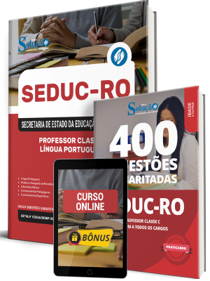 Combo SEDUC-RO 2026 - Professor Classe C - Língua Portuguesa