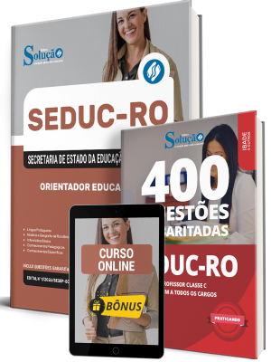Combo SEDUC-RO 2026 - Orientador Educacional