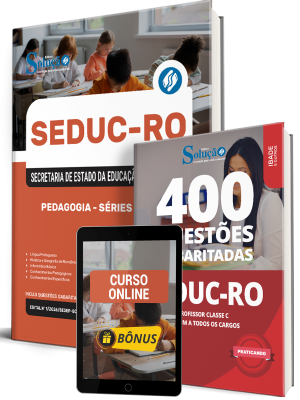 Combo SEDUC-RO 2026 - Pedagogia Séries Iniciais
