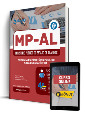 Apostila MP-AL 2026 - Analista do Ministério Público - Área de Estatística