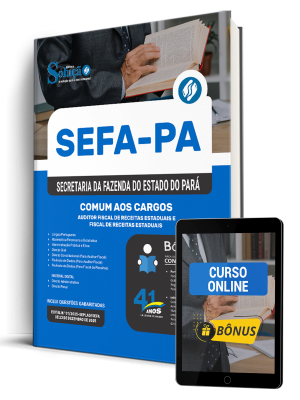 Apostila SEFA-PA 2026 - Comum aos Cargos Auditor Fiscal de Receitas Estaduais e Fiscal de Receitas Estaduais