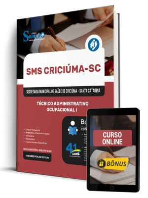 Apostila SMS Criciúma-SC 2026 - Técnico Administrativo Ocupacional I