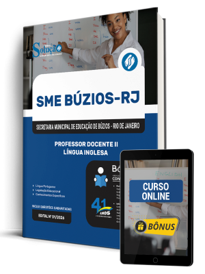 Apostila Prefeitura de Armação dos Búzios-RJ 2026 - Professor Docente II - Língua Inglesa