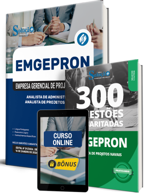 Combo EMGEPRON 2026 - Analista de Projetos Navais - Analista de Administração
