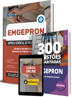 Combo EMGEPRON 2026 - Técnico de Projetos Navais - Técnico em Enfermagem