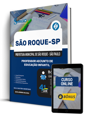 Apostila Prefeitura de São Roque - SP 2026 - Professor Adjunto de Educação Infantil